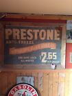 Vintage Prestone Anti-freeze Advertisement Cloth 54 X 35