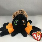 Ty Beanie Boos Hairy Orange  Black Spider Halloween 6  15cm New Mwmt