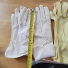 Vintage Lot 7 Pairs Ladies Gloves Fowne Leather Cotton New Used