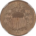 1876 Shield Nickel - Ngc Ms-63  Popular Date  Pretty   Premium Quality 