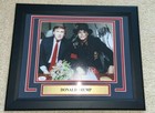 President Donald Trump Signed Framed 8x10 Photo W  Michael Jackson Proof Jsa