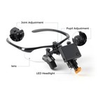 3 0x 4 0x 5 0x 6 0x Dental Medical Ergo Loupes 5w Led Surgical Head Light Ent