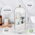 Toothbrush Holder With Cover For Bathroom Countertop  Rotating Organizer For Ele