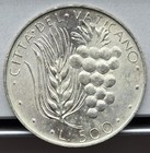 Brilliant Uncirculated Vatican City holy See 1972 Year X 500 Lire Silver Coin