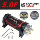 Car Audio Capacitor 5 0 Farad Digital Capacitor - 3000w Peak protection For Amp