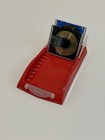 Coca-cola Red Plastic Minidisc  md  Desktop Storage Stand Holder W glitter Back