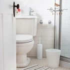 Autumn Alley White Toilet Brush Holder Set   White Bathroom Accessories