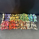 Vintage Dmc j p Coats Embroidery Floss Huge Lot 250  Assorted Colors Needlework