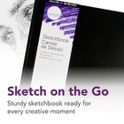 Daler-rowney Simply Sketchbook - 4in X 6in Hardbound Sketchbook - 110-page Black