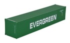 1 87 Evergreen 40gp Metal Shipping Container Model Toy Home Office Decor Gift