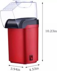     Popcorn Machine 16 Cup 1200w Capacity Electric Hot Air Popper Mini Tabletop Us