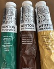 Winsor   Newton Winton Oil Colour 3- Incl Virdian Hue  Vandyke Brown  naples Hue