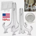 10x Decorative Plate Holder Display Stand Easel Picture Frame Pedestal Ornaments