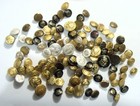 110 Vintage And Antique Metal Assorted Buttons Lot Old Collection Unused Fv1956