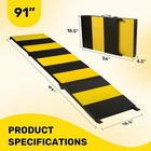  Folding Pet Dog Ramp Heavy Duty Non-slip Surface For Suv Truck Car Up To 350 Lb
