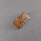 Antique Tobacco Tag Civil War Ship Css Alabama Tin Metal Lithograph Advertising