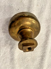 An Antique Solid Brass Lion Head 3  Pull Door Knob