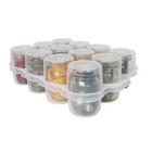 Canning Jar Container Storage Safe Crates Ball Plastic Fruit Vegetable Clear Usa