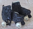 Unisex Indoor Outdoor Roller Skates Black Camo Light Up Wheels Size 40 New