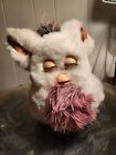 Furby 2005 59294 Vintage White And Pink Rare Brown Eyes 