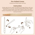 Pre Rolled Cones  1 1 4 Size Organic Unbleached Rolling Cones 200 Ct  By Kashmir