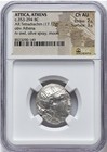 Ngc Ch Au  Attica Athens 353-294 Bc  Owl Ar Tetradrachm Silver Athena Greek Coin