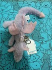 New Jellycat Purple Dragon Bag Charm Plush Keychain Nwt Dust Bag Gift Toy Cute