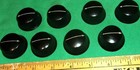  8  1-1 2 Inch Early Black Bakelite Radio Or Amp Knobs Kurz-kasch