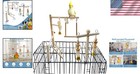 Functional Bird Play Gym With Ladder   Swing For Small Cockatoos And Parakeets