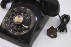 Vintage Black Cd-500 Bell System Western Electric Rotary Phone Midcentury Decor