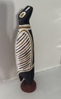 Vintage Australian Aboriginal Traditional Vibrant Bird Wood Hand Made 9 1 2   