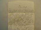 1800s Antique Handwritten Letter  the Sheep  School Essay Ephemera Farm Life