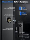 Smart Door Lock With Camera Handle Fingerprint Keyless Entry Doorbell Deadbolt