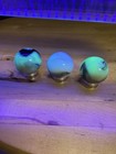 770  20 Each Jabo Classic Swirl Glass Shooter Marble  93 Inch Glows 395nm  20 Ea