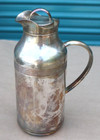 Christofle Silver Plated Thermos Hot Cold Insulated Pitcher Jar W  Lid   2 Cups