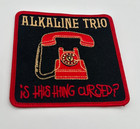 Alkaline Trio Is This Thing Cursed Patch Punk Rock Embroidered Iron On Applique