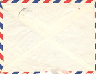 Malaya 1953 Straits Settlements Singapore Kgvi Airmail Cover To France M2597