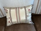 Croscill Rose Garden Beaudoix Pillow Fringe Oblong 14    X 19    Elegant Embroidery