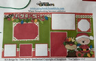 Two Page Scrapbook Kit 12x12  Santa s Helpers Elf Reindeer