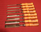 Supreme 8 Piece Drop Forged Bevel Edge Firmer Chisel Set  Without Box Restored