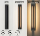 47 Inch Long Proch Light modern Black Outdoor Led Wall Lights Wall Mount 3000k