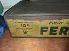 Vintage Wooden Ferry s Seeds Store Display Box