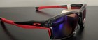 New Oakley Chainlink Oo9247-10 Grey Smoke   Oo Red Iridium Polarized Sunglasses