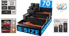 70pcs Tool Box Organizer Tray Divider Set Black Garage Drawer Storage