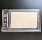 Muhammad Ali Autographed Signed 3x5 Index Card Vintage Psa dna 