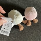 Jellycat Nwt Marshmallows Plush Stuffed Animal Excellent White Pink Amuseables