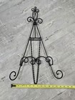       tall 22 5  X 13 5  Black Iron Easel Stand Picture plate art Holder