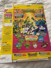 1991 Teenage Mutant Ninja Turtles Nabisco Shreddies Cereal Flat Box