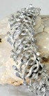 Vintage Silver Tone Mid Century Modern Brutalist Style Branch Bracelet