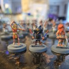 Lot Of 55x Generic Npc s - Hand Painted D d Compatable Minis - Aprox 28mm Scale 